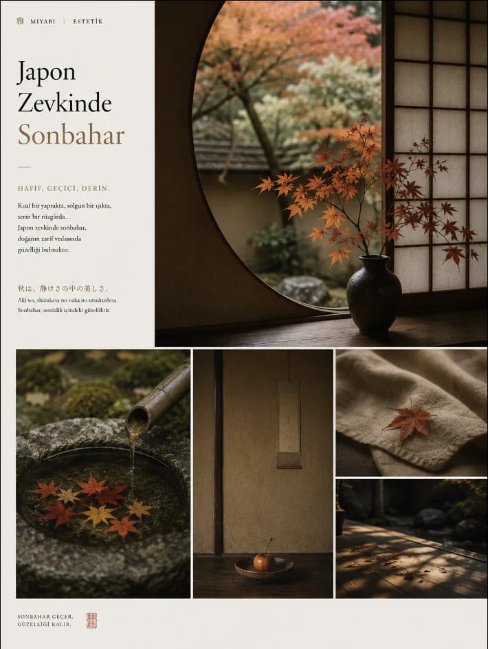 A draft WA magazine spread on autumn aesthetics.